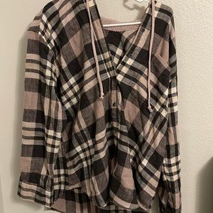 AMERICAN EAGLE FLANNEL WITH HOOD